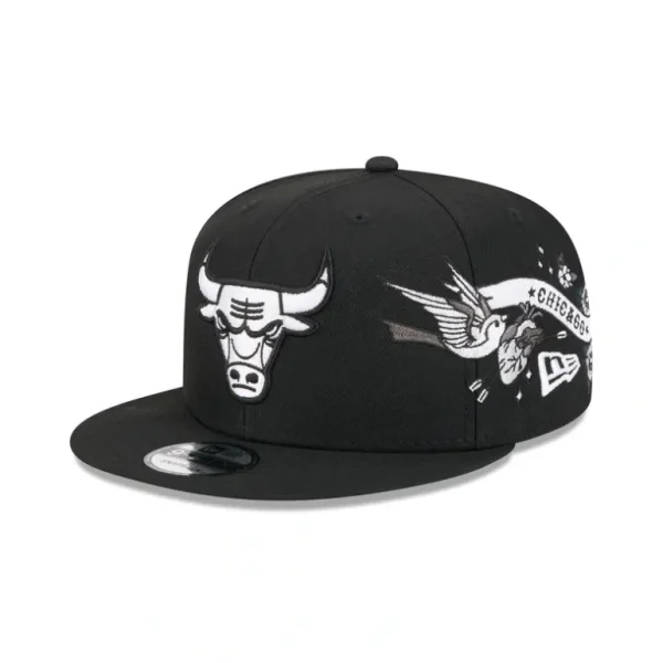 Discount Chicago Bulls City Art 9FIFTY Snapback Hat - KTGCaps - Baseball caps for various teams, purchased online at a discount