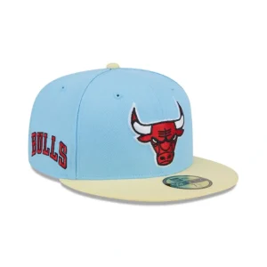 Flash Sale Chicago Bulls Doscientos Blue 59FIFTY Fitted Hat - KTGCaps - Baseball caps for various teams, purchased online at a discount