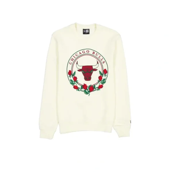 Discount Chicago Bulls Novelty Stitch Crewneck - KTGCaps - Baseball caps for various teams, purchased online at a discount