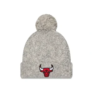 Flash Sale Chicago Bulls Shimmer Pom Knit Hat - KTGCaps - Baseball caps for various teams, purchased online at a discount