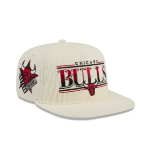 New Chicago Bulls Throwback Corduroy Golfer Hat - KTGCaps - Baseball caps for various teams, purchased online at a discount