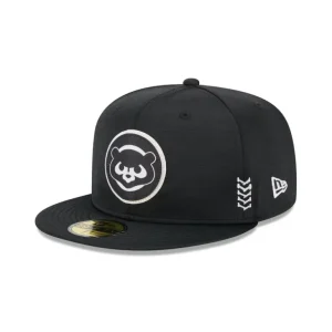 Hot Chicago Cubs 2024 Clubhouse Black 59FIFTY Fitted Hat - KTGCaps - Baseball caps for various teams, purchased online at a discount