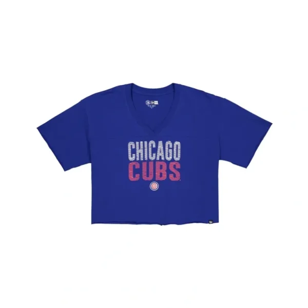 Hot Chicago Cubs Active Womens VNeck TShirt - KTGCaps - Baseball caps for various teams, purchased online at a discount