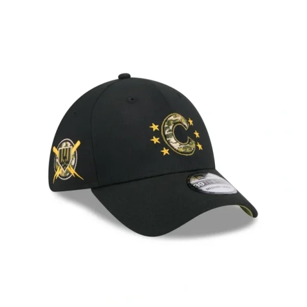 Best Chicago Cubs Armed Forces Day 2024 39THIRTY Stretch Fit Hat - KTGCaps - Baseball caps for various teams, purchased online at a discount