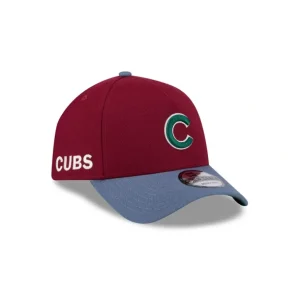 Hot Chicago Cubs Cherry 9FORTY AFrame Snapback Hat - KTGCaps - Baseball caps for various teams, purchased online at a discount