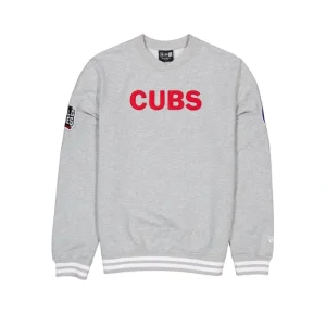Outlet Chicago Cubs Gray Logo Select Crewneck - KTGCaps - Baseball caps for various teams, purchased online at a discount