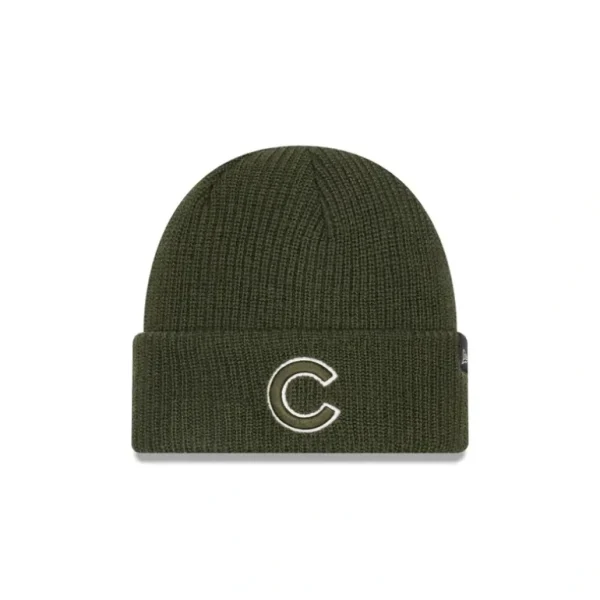 Best Sale Chicago Cubs Green Merino Wool Knit Beanie - KTGCaps - Baseball caps for various teams, purchased online at a discount
