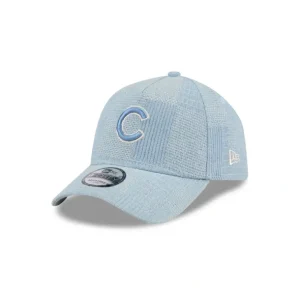 Hot Chicago Cubs Logo Essentials Denim 9FORTY AFrame Snapback Hat - KTGCaps - Baseball caps for various teams, purchased online at a discount