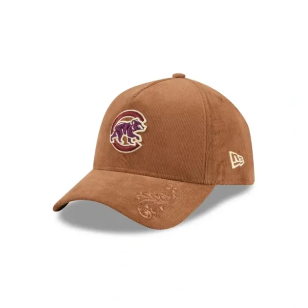 Outlet Chicago Cubs Ornamental Cord 9FORTY AFrame Snapback Hat - KTGCaps - Baseball caps for various teams, purchased online at a discount