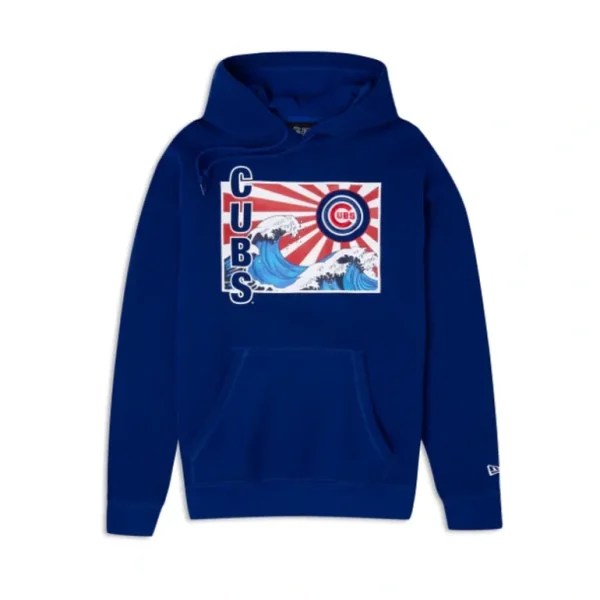 Fashion Chicago Cubs Tonal Wave Hoodie - KTGCaps - Baseball caps for various teams, purchased online at a discount