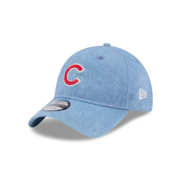 Hot Chicago Cubs Washed Denim 9TWENTY Adjustable Hat - KTGCaps - Baseball caps for various teams, purchased online at a discount