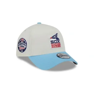 Fashion Chicago White Sox Chrome White 9FORTY AFrame Snapback Hat - KTGCaps - Baseball caps for various teams, purchased online at a discount