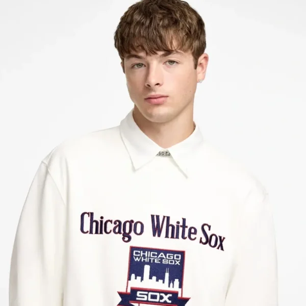 Fashion Chicago White Sox Cooperstown Off White Crewneck - KTGCaps - Baseball caps for various teams, purchased online at a discount