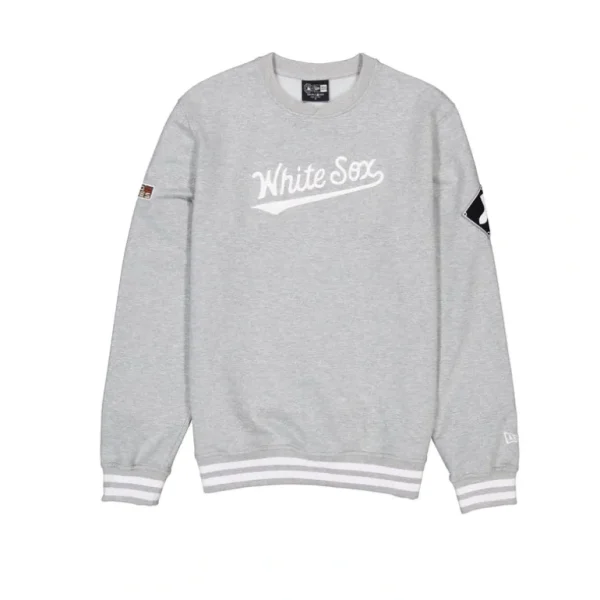 Hot Chicago White Sox Gray Logo Select Crewneck - KTGCaps - Baseball caps for various teams, purchased online at a discount