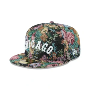 Fashion Chicago White Sox Jacquard Pattern 59FIFTY Fitted Hat - KTGCaps - Baseball caps for various teams, purchased online at a discount