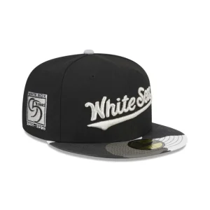 Discount Chicago White Sox Metallic Camo 59FIFTY Fitted Hat - KTGCaps - Baseball caps for various teams, purchased online at a discount