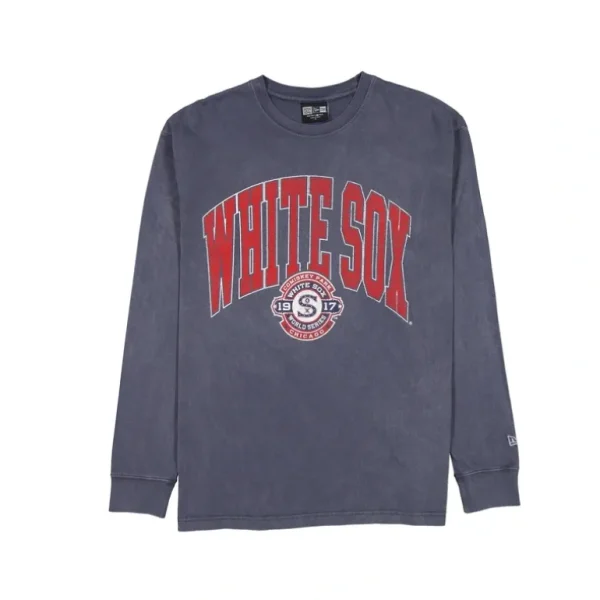 Discount Chicago White Sox Oversized Essentials Long Sleeve TShirt - KTGCaps - Baseball caps for various teams, purchased online at a discount