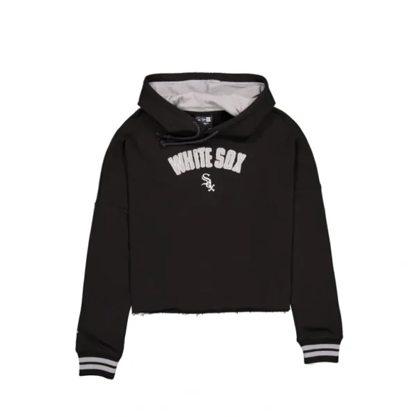 Fashion Chicago White Sox Sport Night Black Womens Hoodie - KTGCaps - Baseball caps for various teams, purchased online at a discount
