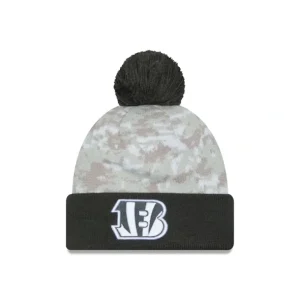Discount Cincinnati Bengals 2024 Salute to Service Pom Knit Hat - KTGCaps - Baseball caps for various teams, purchased online at a discount