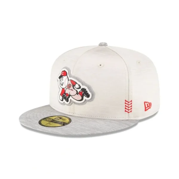 Flash Sale Cincinnati Reds 2024 Clubhouse Stone 59FIFTY Fitted Hat - KTGCaps - Baseball caps for various teams, purchased online at a discount