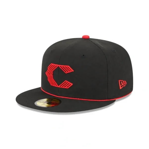 Outlet Cincinnati Reds City Connect 59FIFTY Fitted Hat - KTGCaps - Baseball caps for various teams, purchased online at a discount