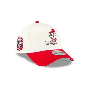 Fashion Cincinnati Reds Mini Mascot 9FORTY AFrame Snapback Hat - KTGCaps - Baseball caps for various teams, purchased online at a discount