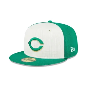 Clearance Cincinnati Reds St Patricks Day 2024 59FIFTY Fitted Hat - KTGCaps - Baseball caps for various teams, purchased online at a discount