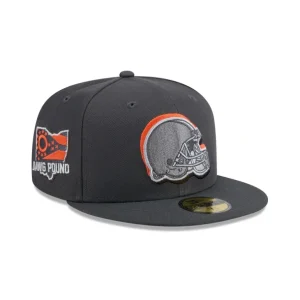 Fashion Cleveland Browns 2024 Draft Gray 59FIFTY Fitted Hat - KTGCaps - Baseball caps for various teams, purchased online at a discount
