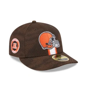 Fashion Cleveland Browns 2024 Sideline Low Profile 59FIFTY Fitted Hat - KTGCaps - Baseball caps for various teams, purchased online at a discount