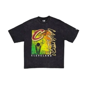 Flash Sale Cleveland Cavaliers Sport Classics Boxy Black TShirt - KTGCaps - Baseball caps for various teams, purchased online at a discount