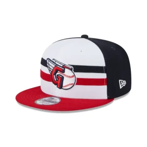Fashion Cleveland Guardians 2024 Batting Practice 9FIFTY Snapback Hat - KTGCaps - Baseball caps for various teams, purchased online at a discount
