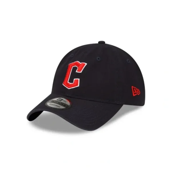 Hot Cleveland Guardians Core Classic Road 9TWENTY Adjustable Hat - KTGCaps - Baseball caps for various teams, purchased online at a discount