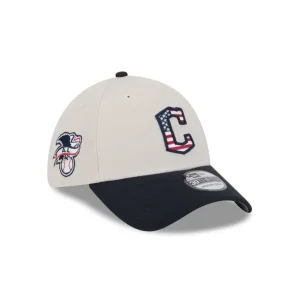 Hot Cleveland Guardians Independence Day 2024 39THIRTY Stretch Fit Hat - KTGCaps - Baseball caps for various teams, purchased online at a discount