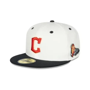 Sale Cleveland Guardians Mascot Pin 59FIFTY Fitted Hat - KTGCaps - Baseball caps for various teams, purchased online at a discount