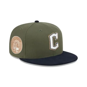 Hot Cleveland Guardians Olive Green 59FIFTY Fitted Hat - KTGCaps - Baseball caps for various teams, purchased online at a discount