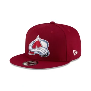 Clearance Colorado Avalanche Cardinal 9FIFTY Snapback Hat - KTGCaps - Baseball caps for various teams, purchased online at a discount