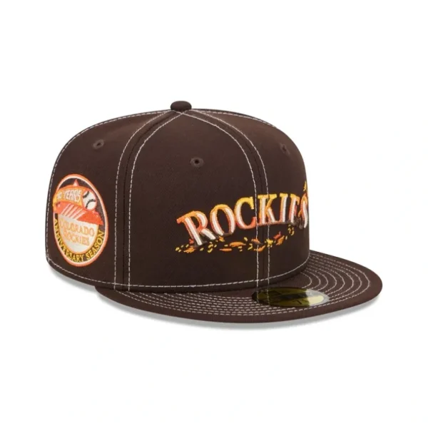 Fashion Colorado Rockies Fall Foliage 59FIFTY Fitted Hat - KTGCaps - Baseball caps for various teams, purchased online at a discount