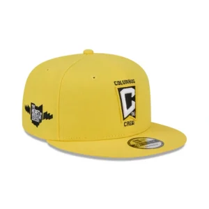 Clearance Columbus Crew 2024 Jersey Hook 9FIFTY Snapback Hat - KTGCaps - Baseball caps for various teams, purchased online at a discount