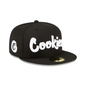 Hot Cookies Black 59FIFTY Fitted Hat - KTGCaps - Baseball caps for various teams, purchased online at a discount