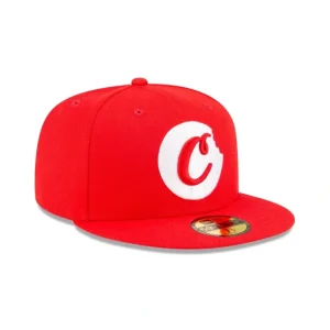Flash Sale Cookies Red Alt 59FIFTY Fitted Hat - KTGCaps - Baseball caps for various teams, purchased online at a discount