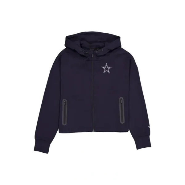 Best Dallas Cowboys Active Womens FullZip Hoodie - KTGCaps - Baseball caps for various teams, purchased online at a discount