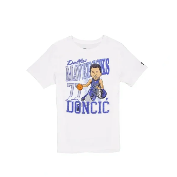 Flash Sale Dallas Mavericks Luka Doncic Caricature TShirt - KTGCaps - Baseball caps for various teams, purchased online at a discount
