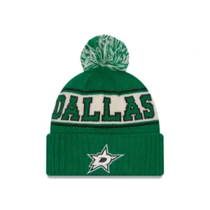 Fashion Dallas Stars Retro Pom Knit Hat - KTGCaps - Baseball caps for various teams, purchased online at a discount