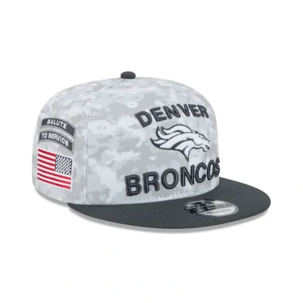 Fashion Denver Broncos 2024 Salute to Service 9FIFTY Snapback Hat - KTGCaps - Baseball caps for various teams, purchased online at a discount