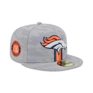 Flash Sale Denver Broncos 2024 Sideline Gray 59FIFTY Fitted Hat - KTGCaps - Baseball caps for various teams, purchased online at a discount