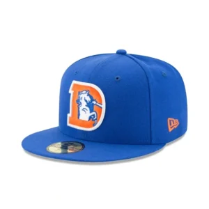 Flash Sale Denver Broncos Classic Logo 59FIFTY Fitted Hat - KTGCaps - Baseball caps for various teams, purchased online at a discount