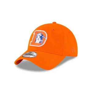 Flash Sale Denver Broncos Core Classic 20 Orange 9TWENTY Adjustable Hat - KTGCaps - Baseball caps for various teams, purchased online at a discount