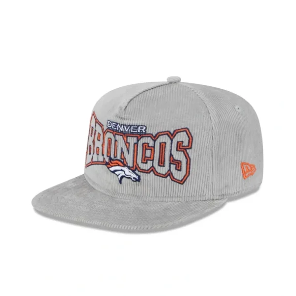 Fashion Denver Broncos Gray Cord Golfer Hat - KTGCaps - Baseball caps for various teams, purchased online at a discount