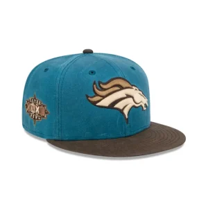 Fashion Denver Broncos Indigo 59FIFTY Fitted Hat - KTGCaps - Baseball caps for various teams, purchased online at a discount
