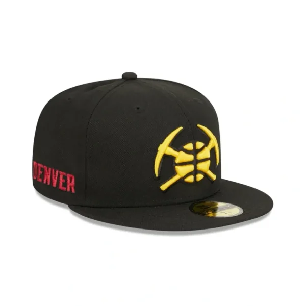 Online Denver Nuggets 2023 City Edition Alt 59FIFTY Fitted Hat - KTGCaps - Baseball caps for various teams, purchased online at a discount